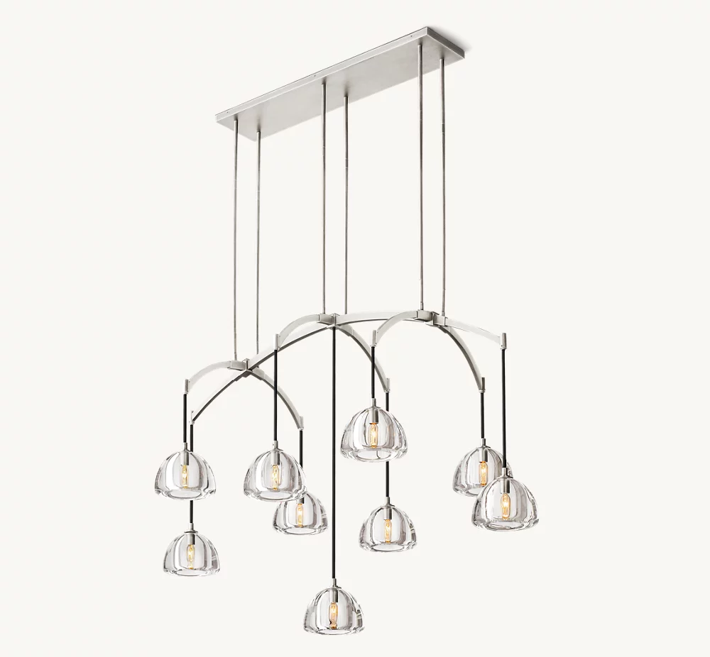 HEMISPHERE LINEAR CHANDELIER 54