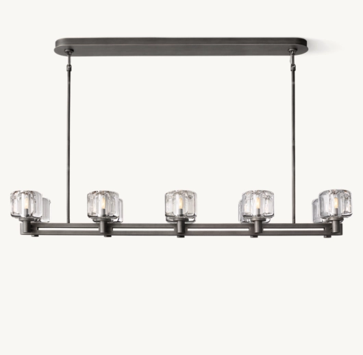 DEMARET DOUBLE LINEAR CHANDELIER 54