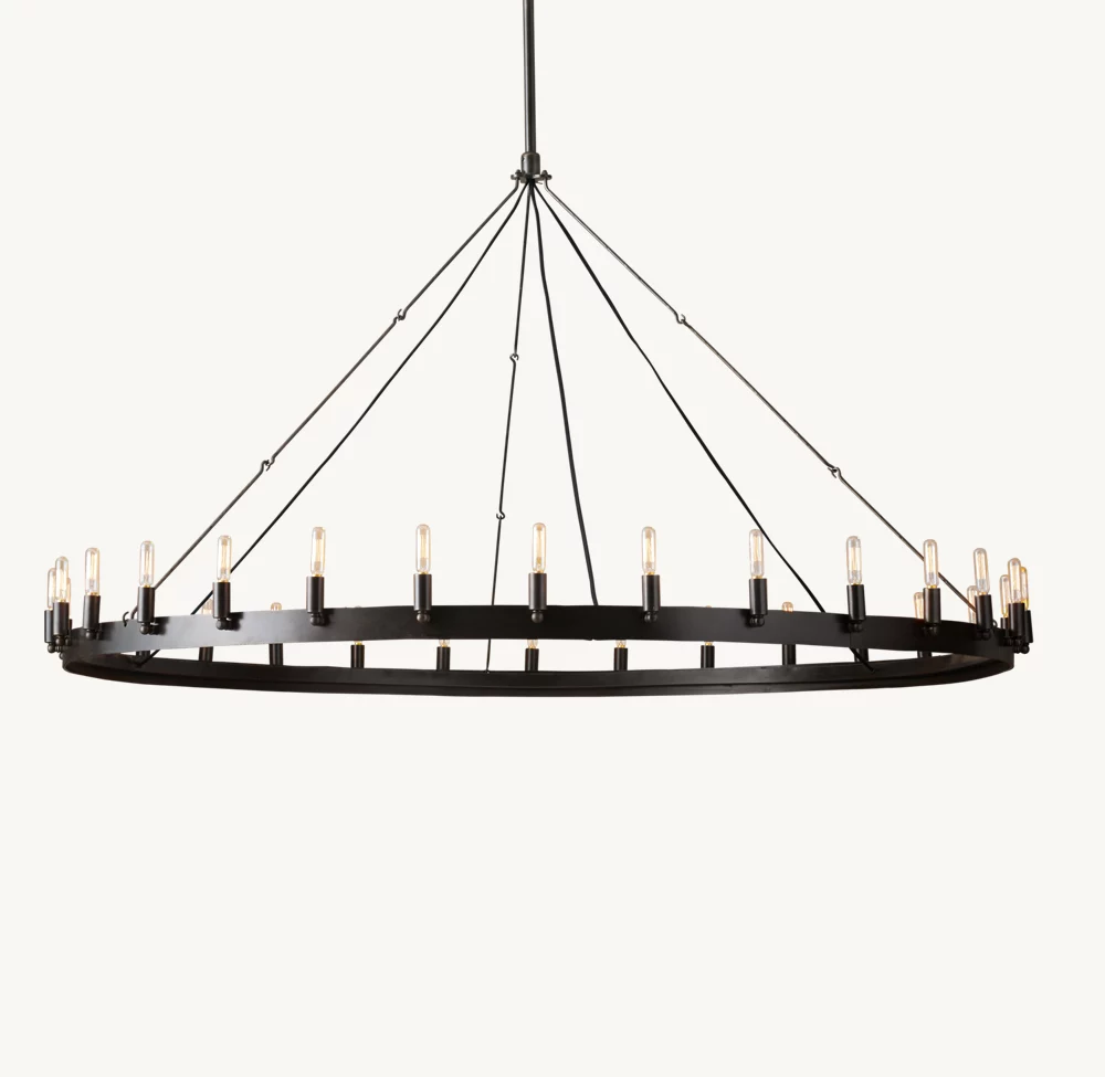 CAMINO VINTAGE FILAMENT ROUND CHANDELIER 63
