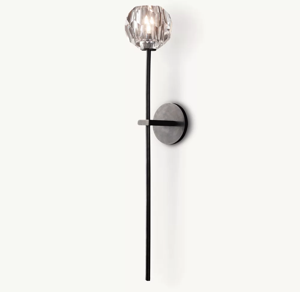 BOULE DE CRISTAL CLEAR GLASS GRAND SCONCE - Image 6