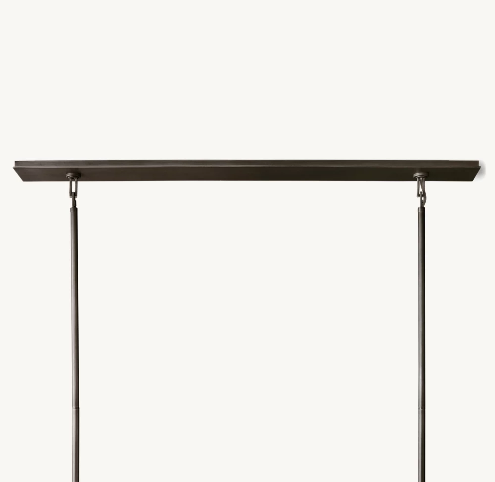 BECKMAN RECTANGULAR CHANDELIER 54