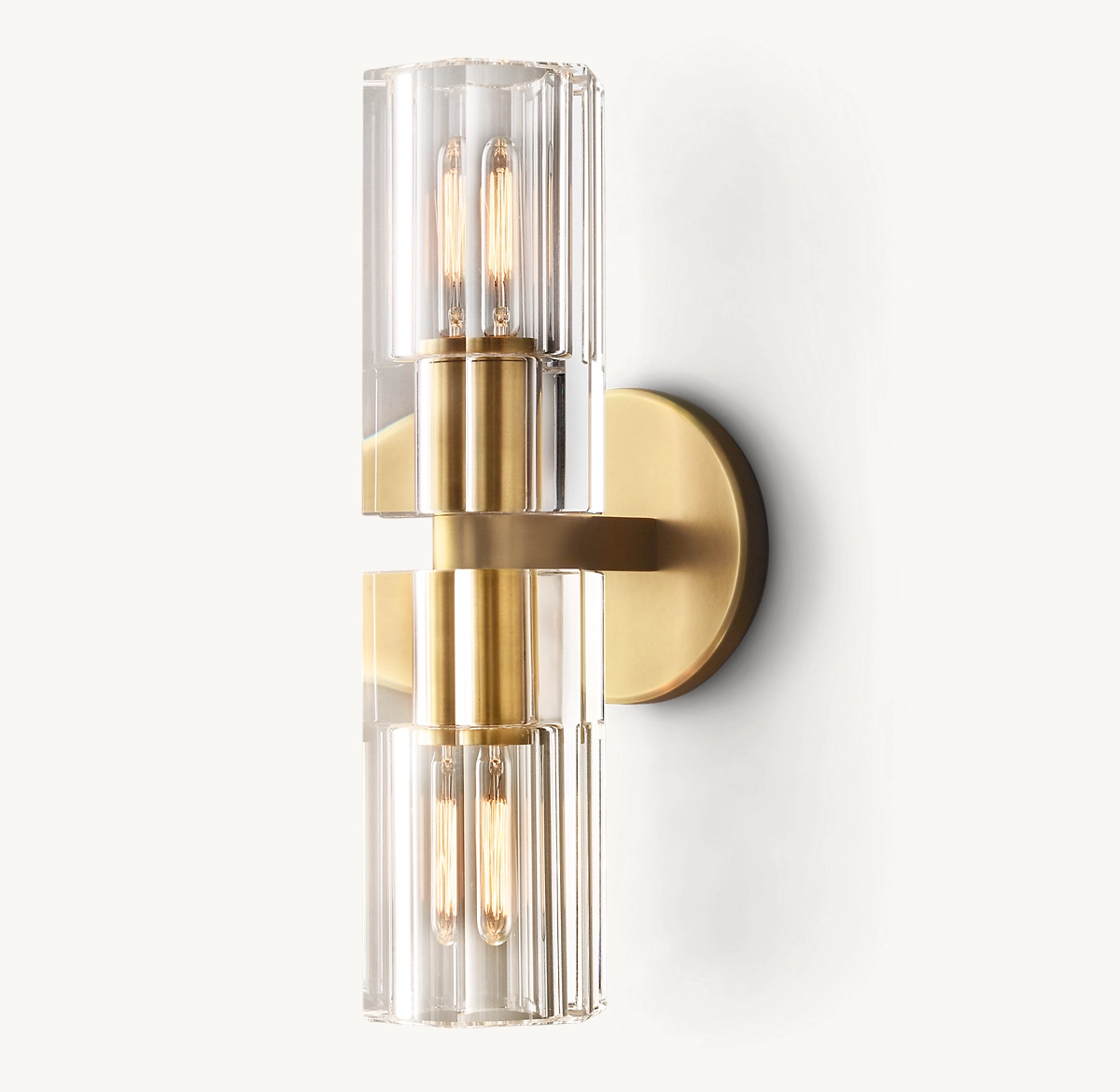 ARCACHON LINEAR SCONCE - Lacquered Burnished Brass