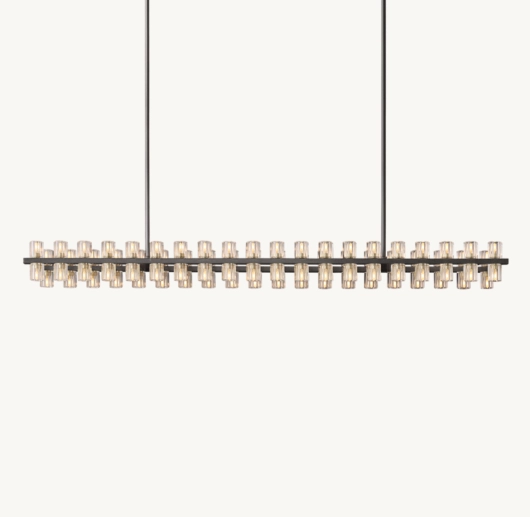ARCACHON LED RECTANGULAR CHANDELIER 72