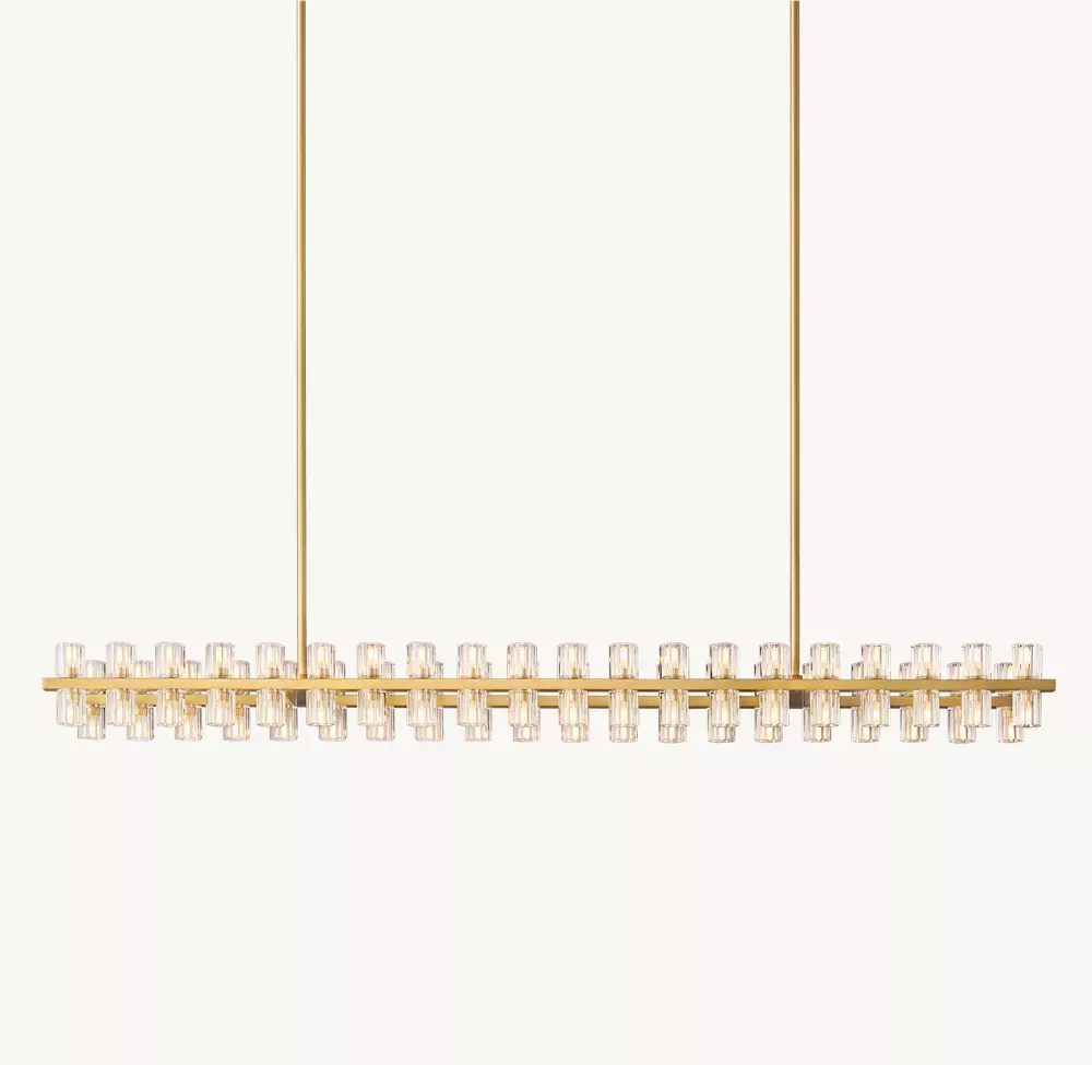 ARCACHON LED RECTANGULAR CHANDELIER 72