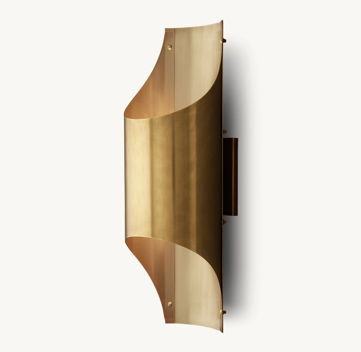 CATHEDRAL SCONCE - Lacquered Burnished Brass