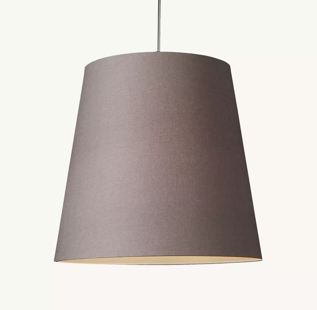 CICERO BARREL PENDANT - Finish Options, Fabric Options