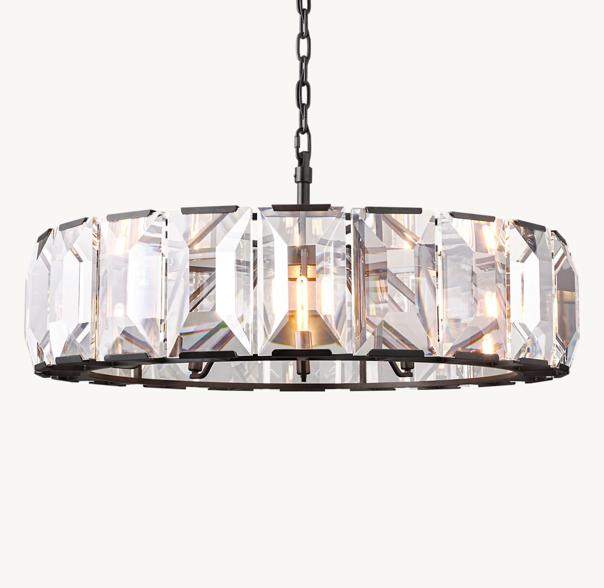HARLOW CRYSTAL ROUND CHANDELIER 43