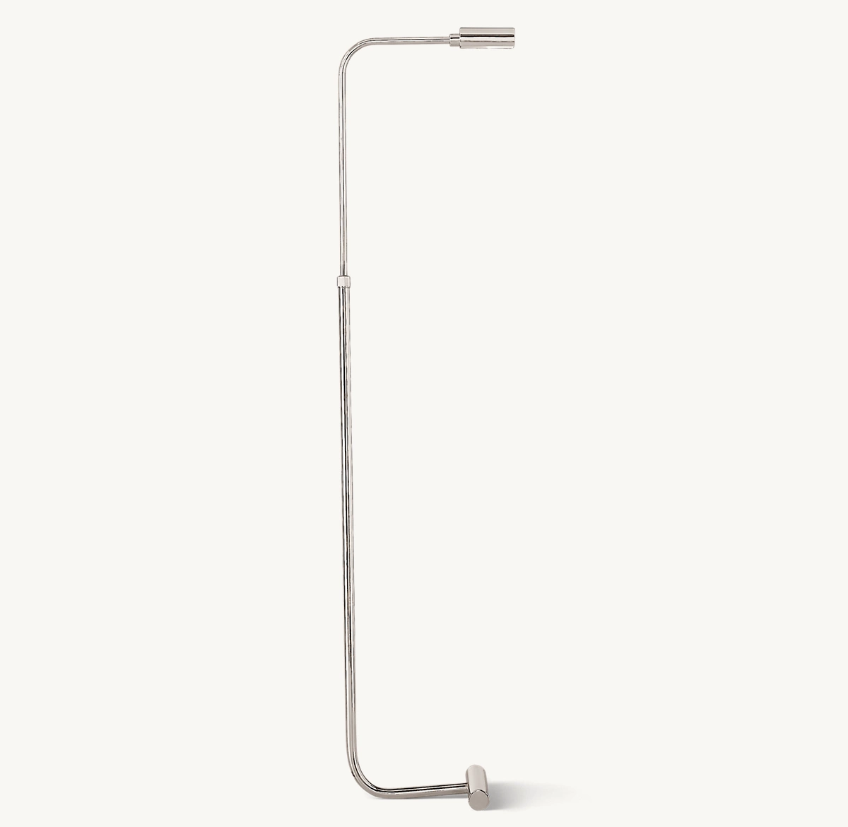 T-BASE TASK FLOOR LAMP - Polished Nickel