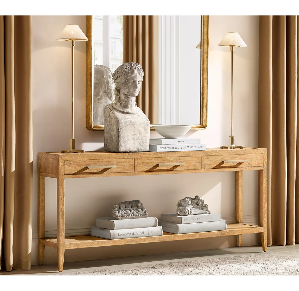 PETITE CANDLESTICK METAL SHADE BUFFET LAMP - Image 6