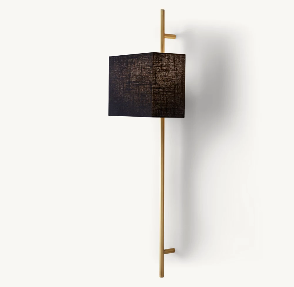 VELA OCTAGONAL BAR SCONCE - RECTANGULAR SHADE - Image 4