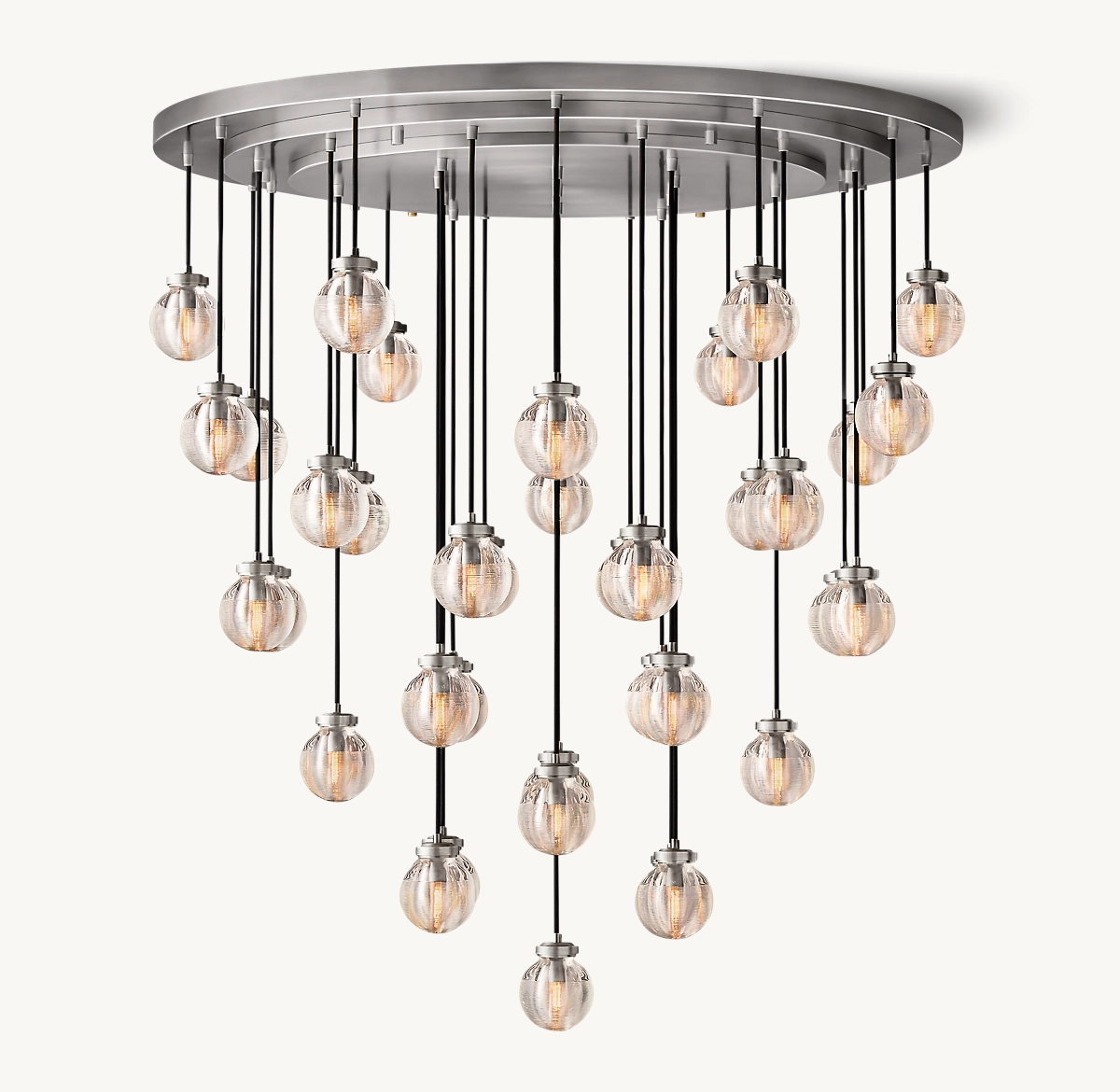 PEARL ROUND CHANDELIER 48