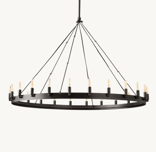 CAMINO VINTAGE FILAMENT ROUND CHANDELIER 50