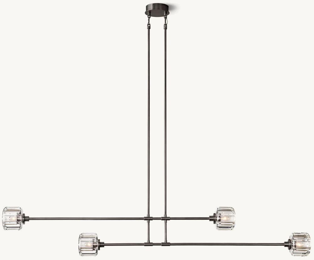DEMARET MOBILE LINEAR CHANDELIER 72