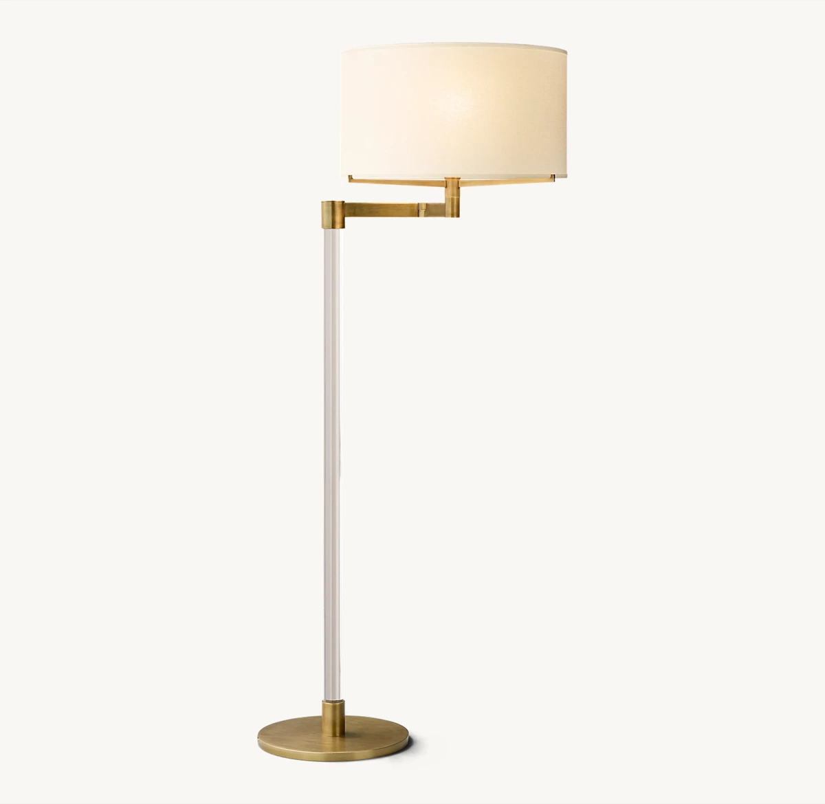 TRUMAN TASK FLOOR LAMP - Lacquered Burnished Brass