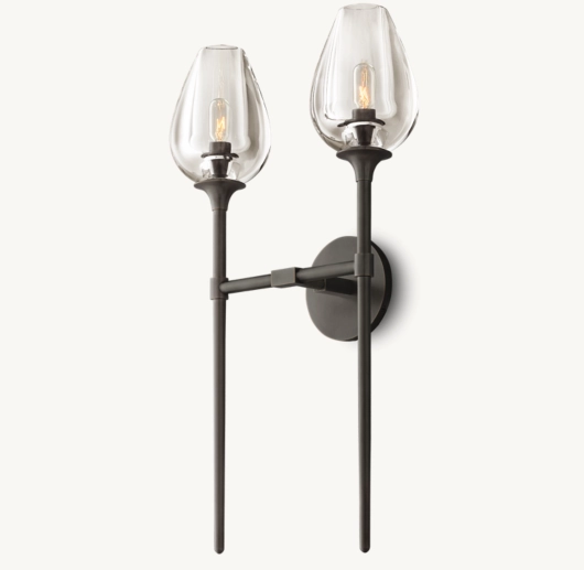 TULIP DOUBLE SCONCE