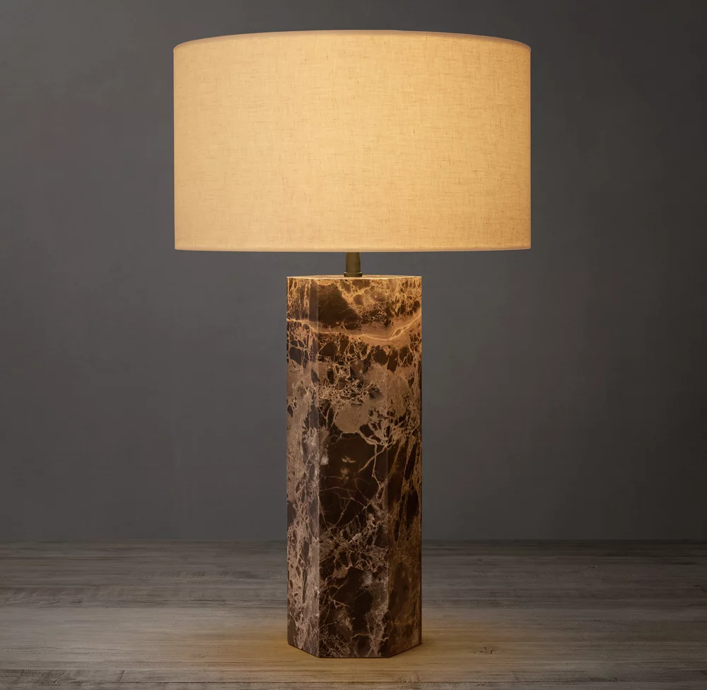 Sarezzo Hexagonal Table Lamp - Image 1