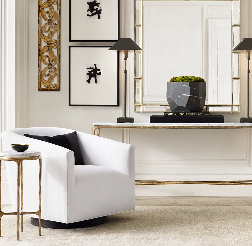 PYRAMID METAL SHADE TELESCOPING TABLE LAMP - Image 6