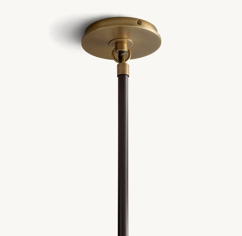 BISTRO GLOBE MILK GLASS CHANDELIER 34