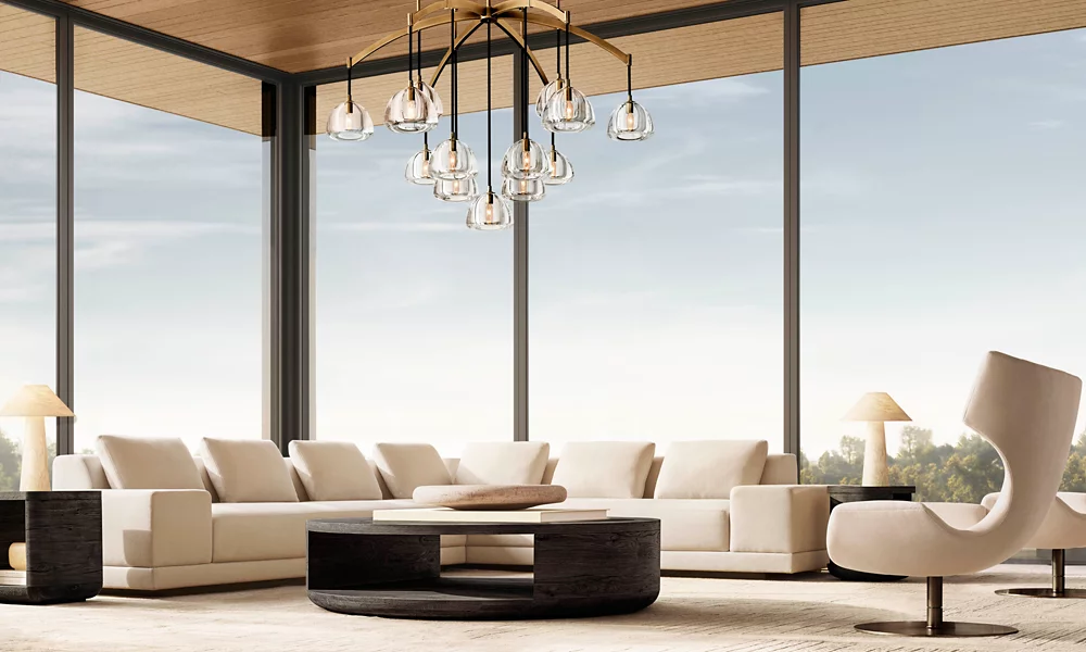 HEMISPHERE ROUND CHANDELIER 60