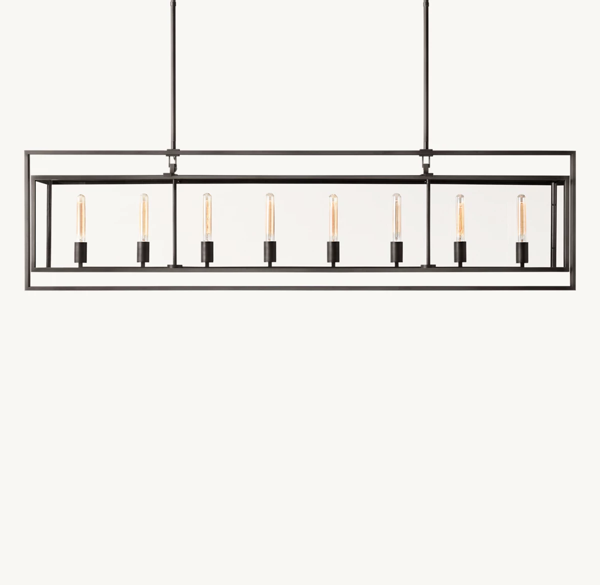 BECKMAN RECTANGULAR CHANDELIER 72