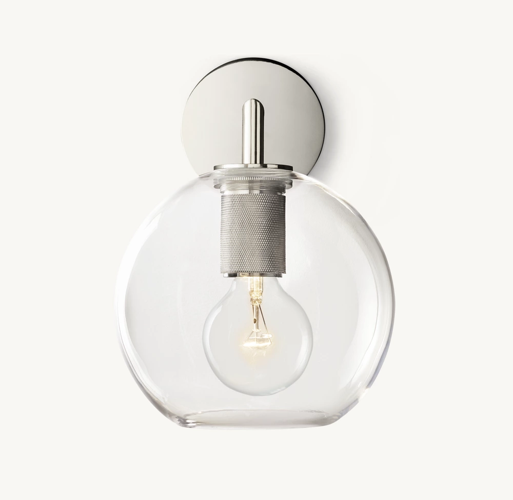 UTILITAIRE GLOBE SHADE SCONCE - Image 1