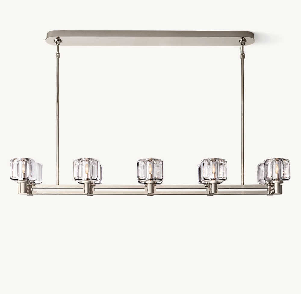 DEMARET DOUBLE LINEAR CHANDELIER 54