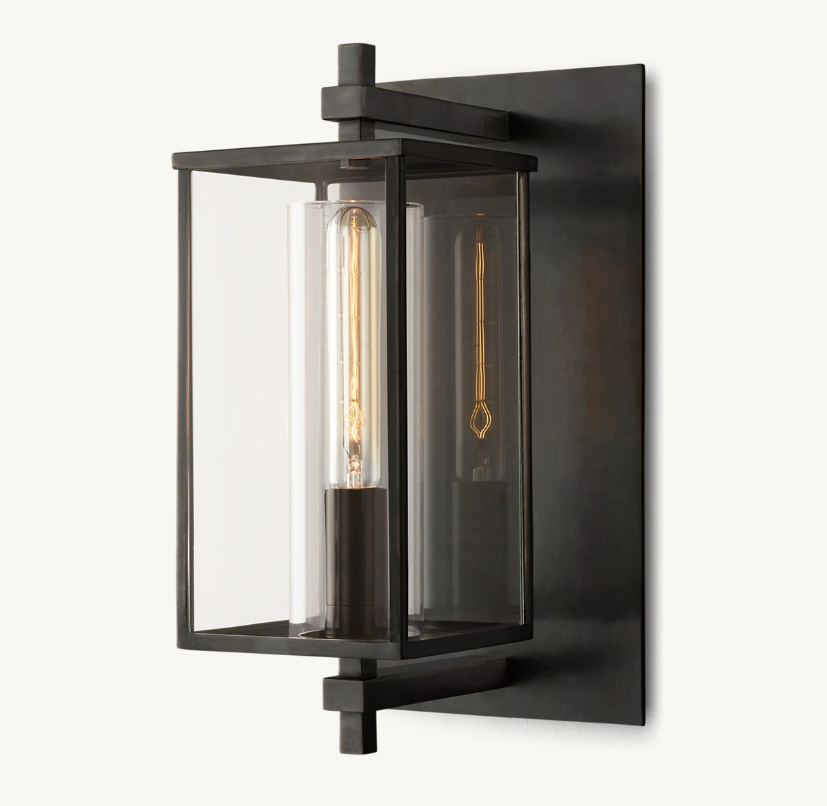 DEVAUX SQUARE SCONCE - Bronze