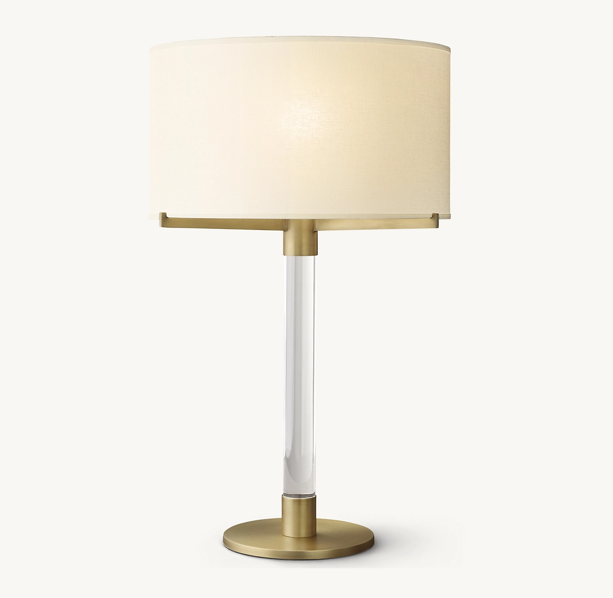 TRUMAN TABLE LAMP - Lacquered Burnished Brass