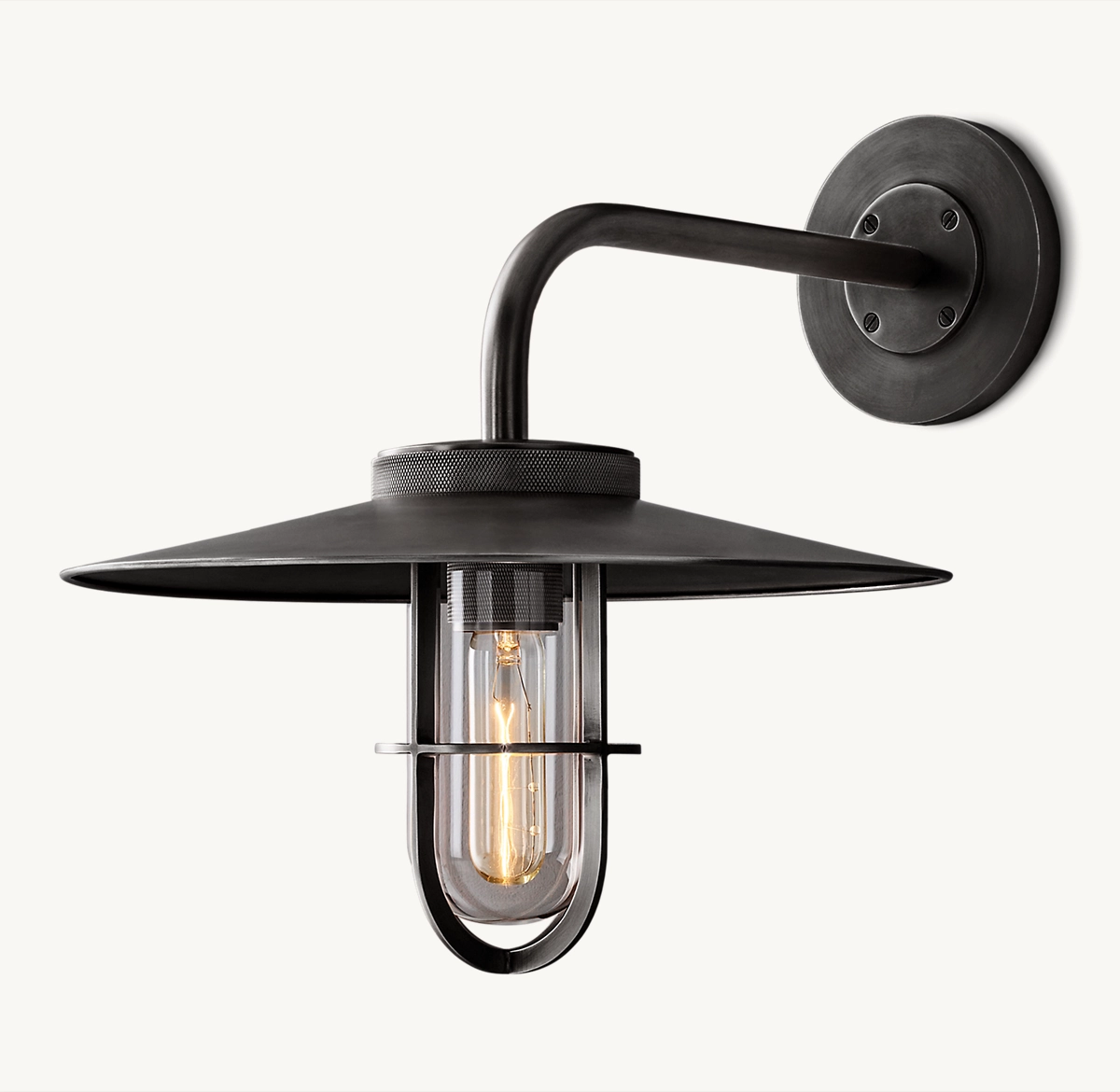 UTILITAIRE BARN OUTDOOR SCONCE - Black
