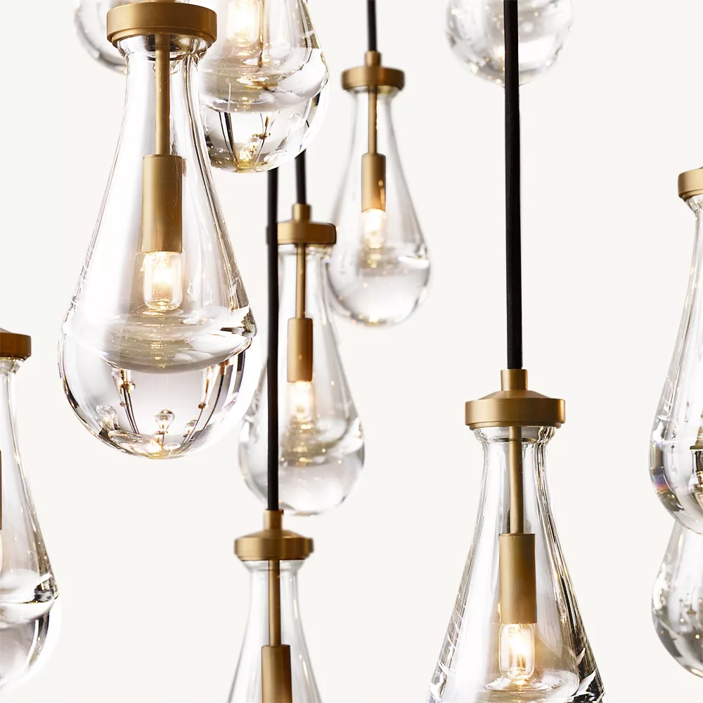 RAIN ROUND CHANDELIER 60