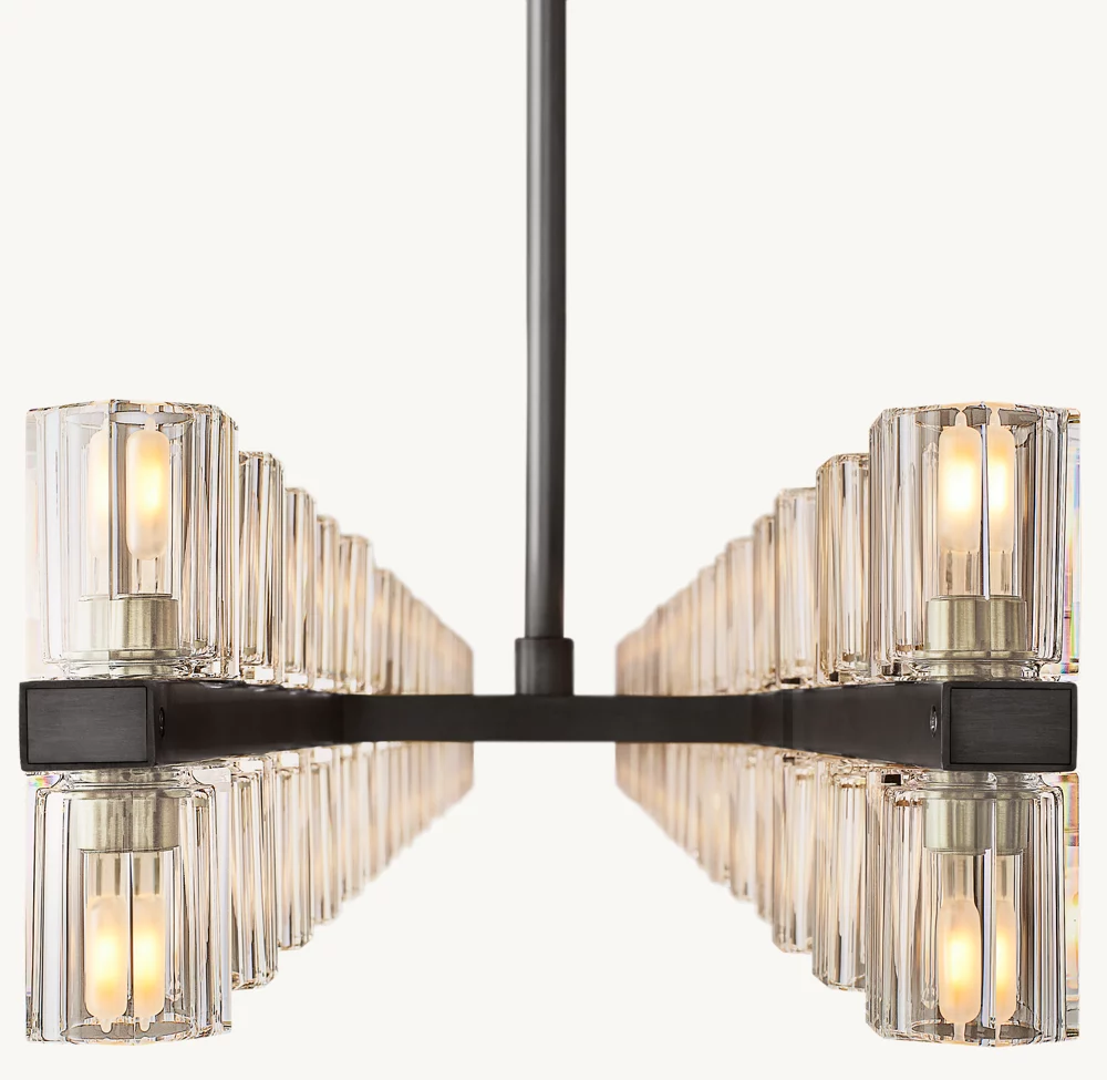 ARCACHON LED RECTANGULAR CHANDELIER 72