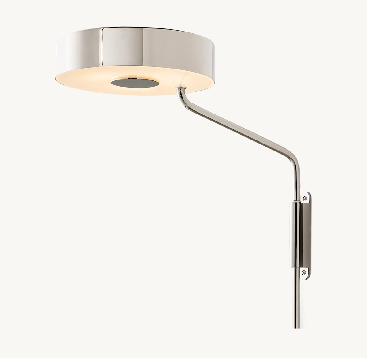 LEVI TASK SCONCE - Polished Nickel