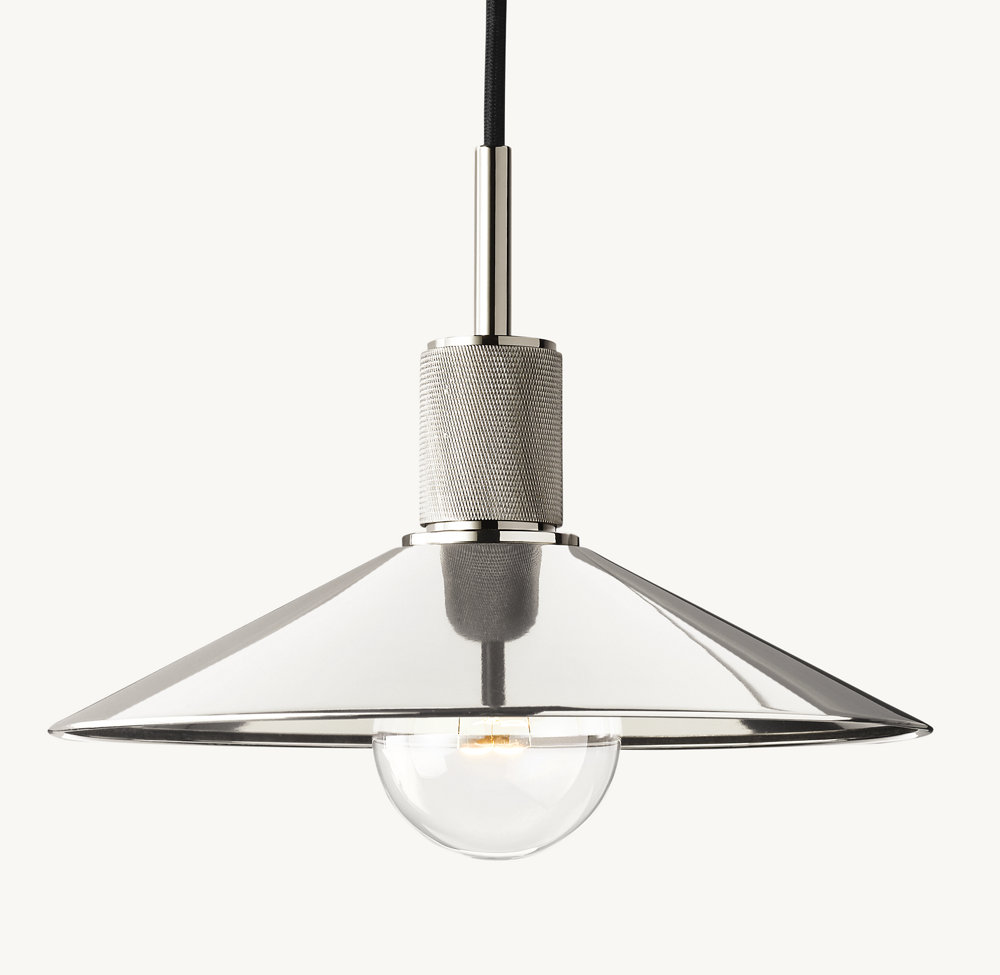 UTILITAIRE METAL SLOPE SHADE PENDANT - Image 1
