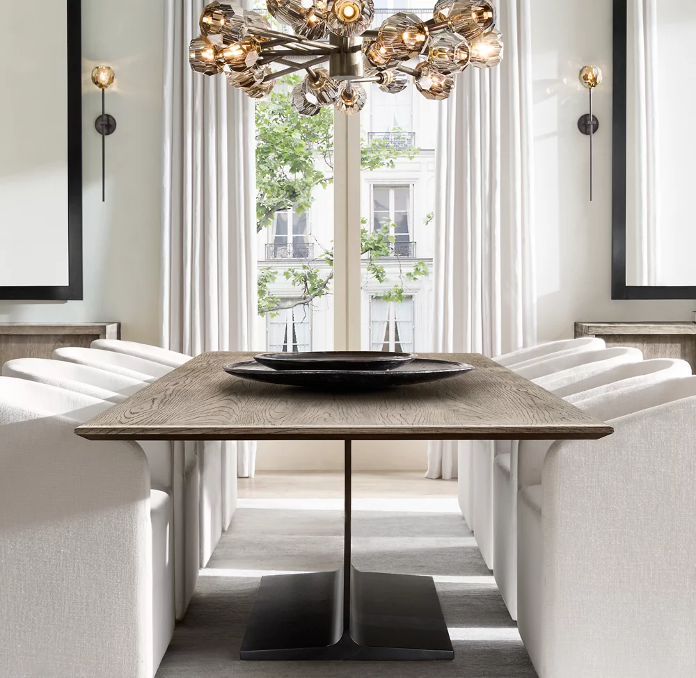 BOULE DE CRISTAL CLEAR GLASS ROUND CHANDELIER 36