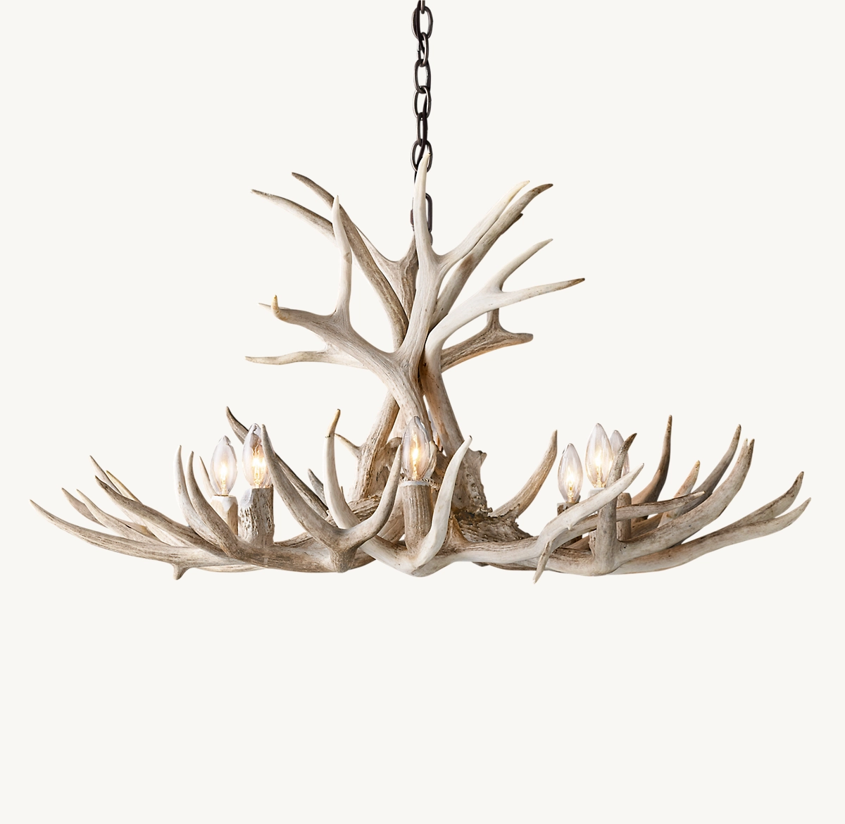 NATURAL ANTLER CHANDELIER 36