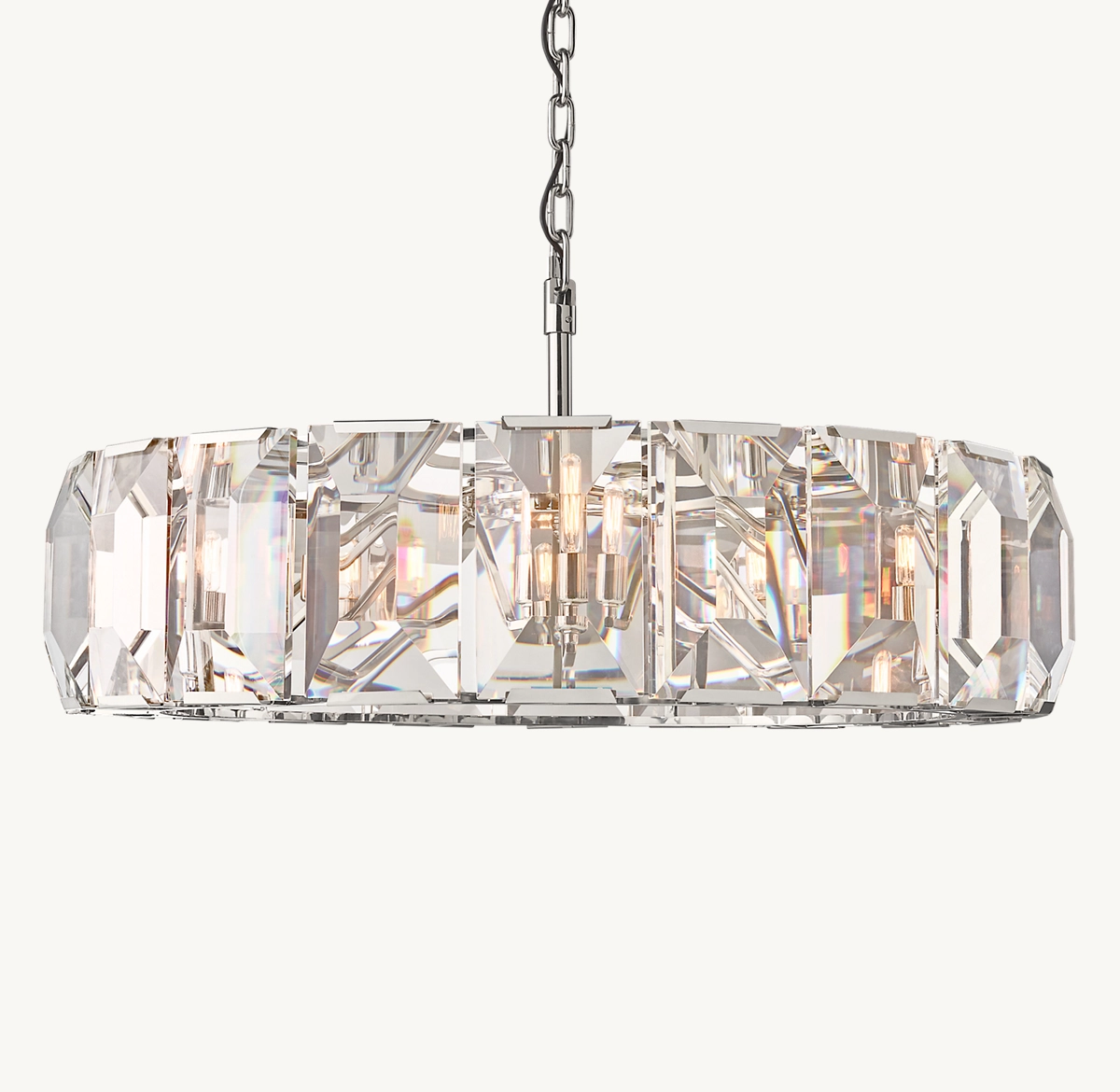 HARLOW CRYSTAL ROUND CHANDELIER 43