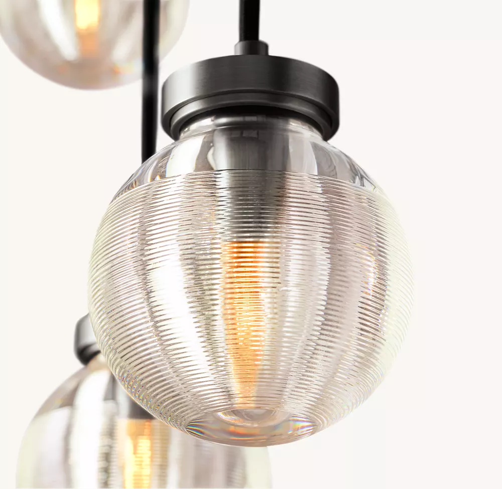 PEARL RECTANGULAR CHANDELIER 36