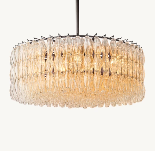 CHIARA CLEAR GLASS ROUND CHANDELIER 47