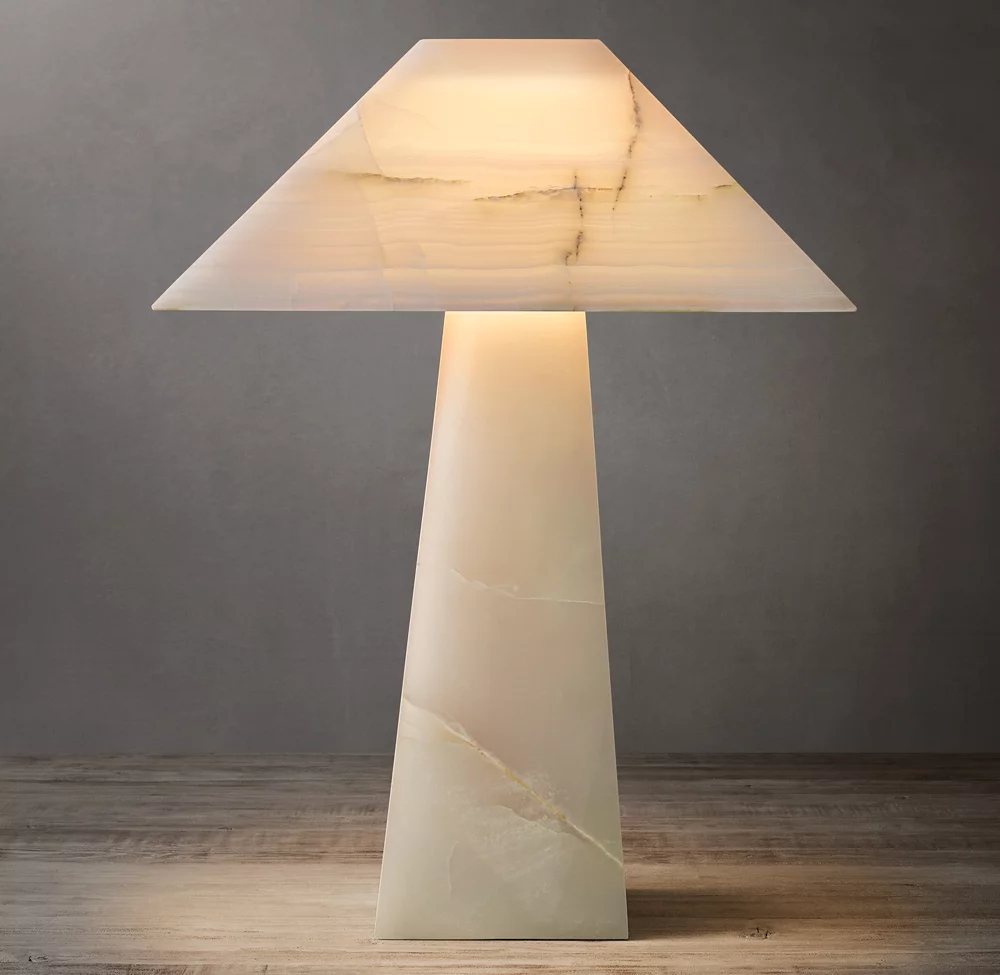 Mycena Obelisk Stone Table Lamp - Image 2