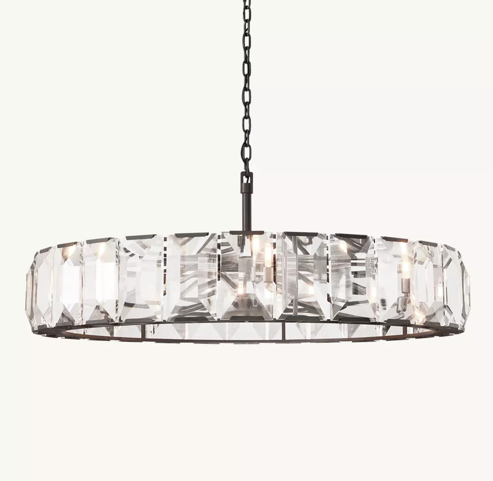 HARLOW CRYSTAL ROUND CHANDELIER 60