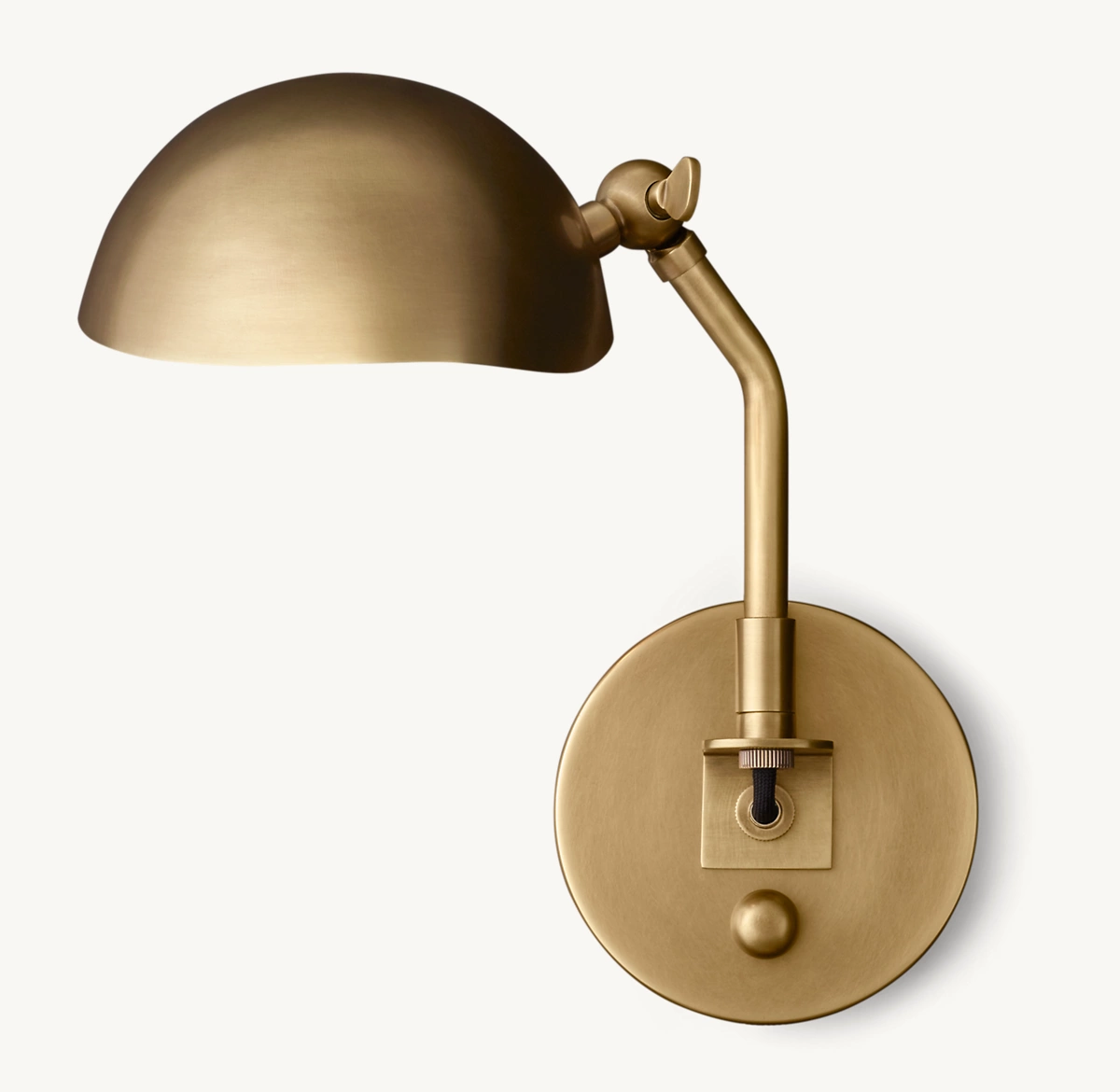 CONVESSI SCONCE - Lacquered Burnished Brass