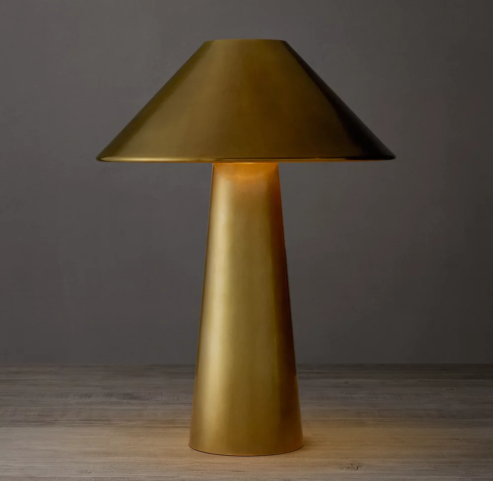Mycena Round Metal Table Lamp - Image 1