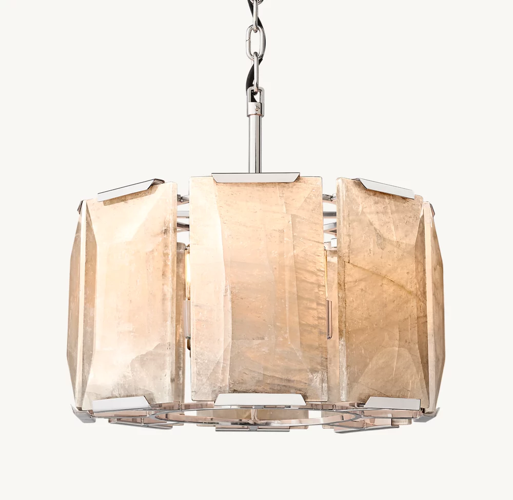 HARLOW CALCITE ROUND CHANDELIER 19