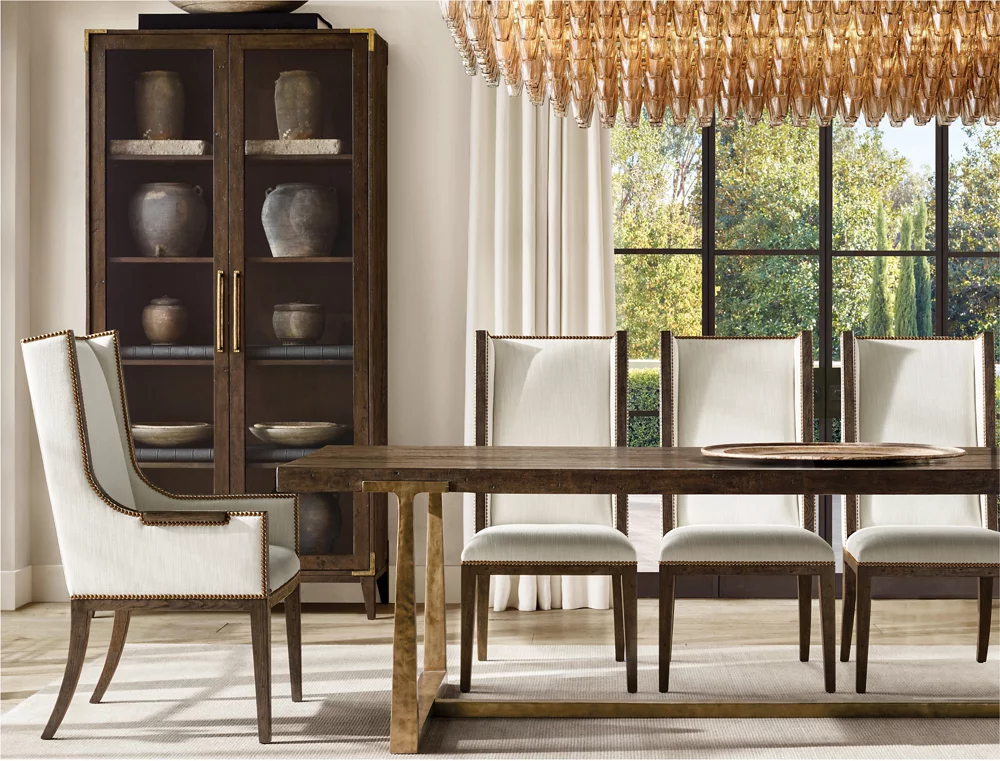 CHIARA SMOKE GLASS TIERED RECTANGULAR CHANDELIER 54