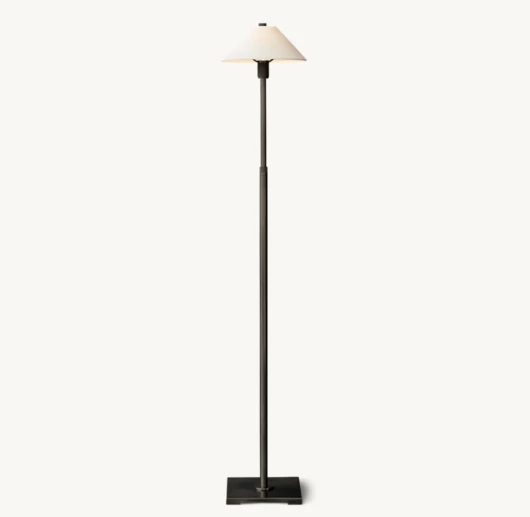 UTILITAIRE LINEN SHADE FLOOR LAMP