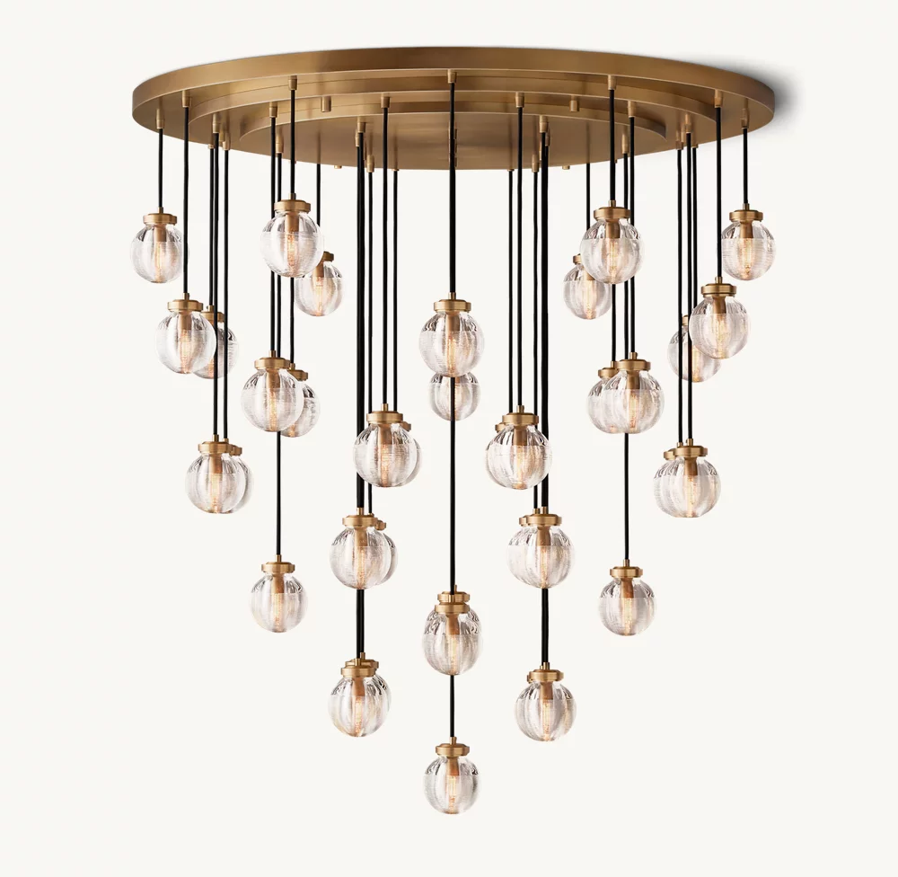 PEARL ROUND CHANDELIER 48