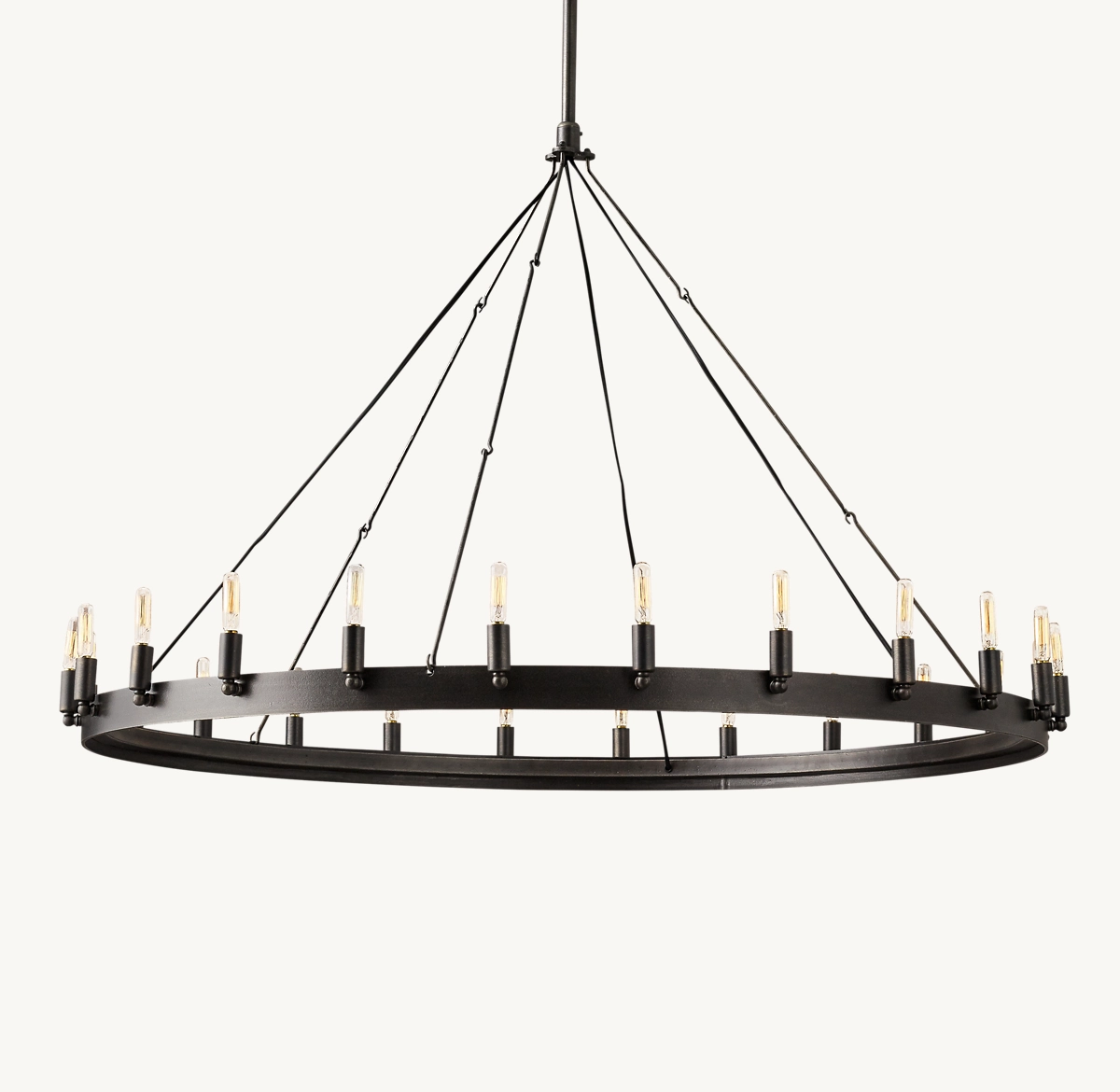CAMINO VINTAGE FILAMENT ROUND CHANDELIER 50