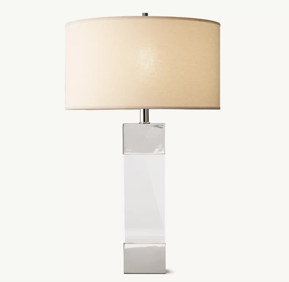 ALBA CRYSTAL BLOCK TABLE LAMP - Image 1