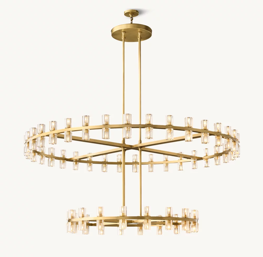 ARCACHON LED ROUND TWO-TIER CHANDELIER 60