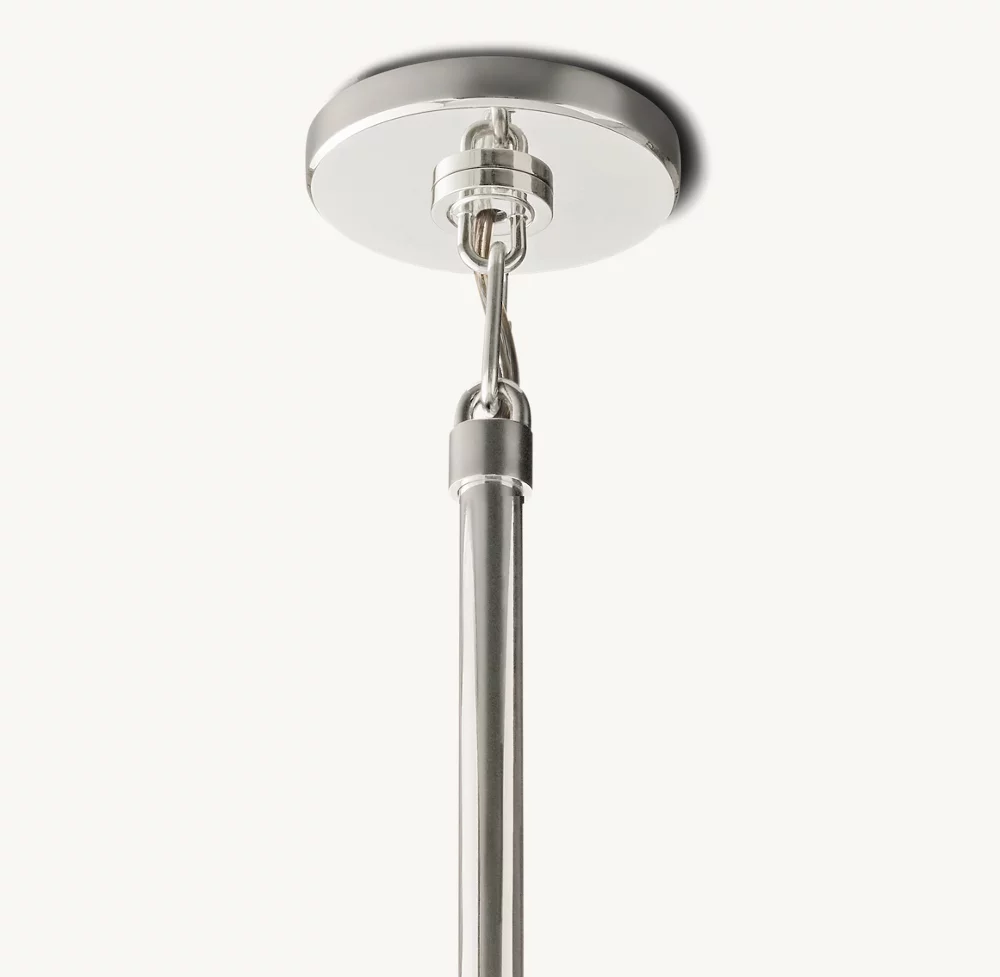 BOULE DE CRISTAL CLEAR GLASS OVAL CHANDELIER 72